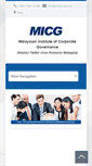 Mobile Screenshot of micg.org.my